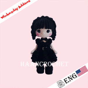Crochet Wednesday Addams Pattern