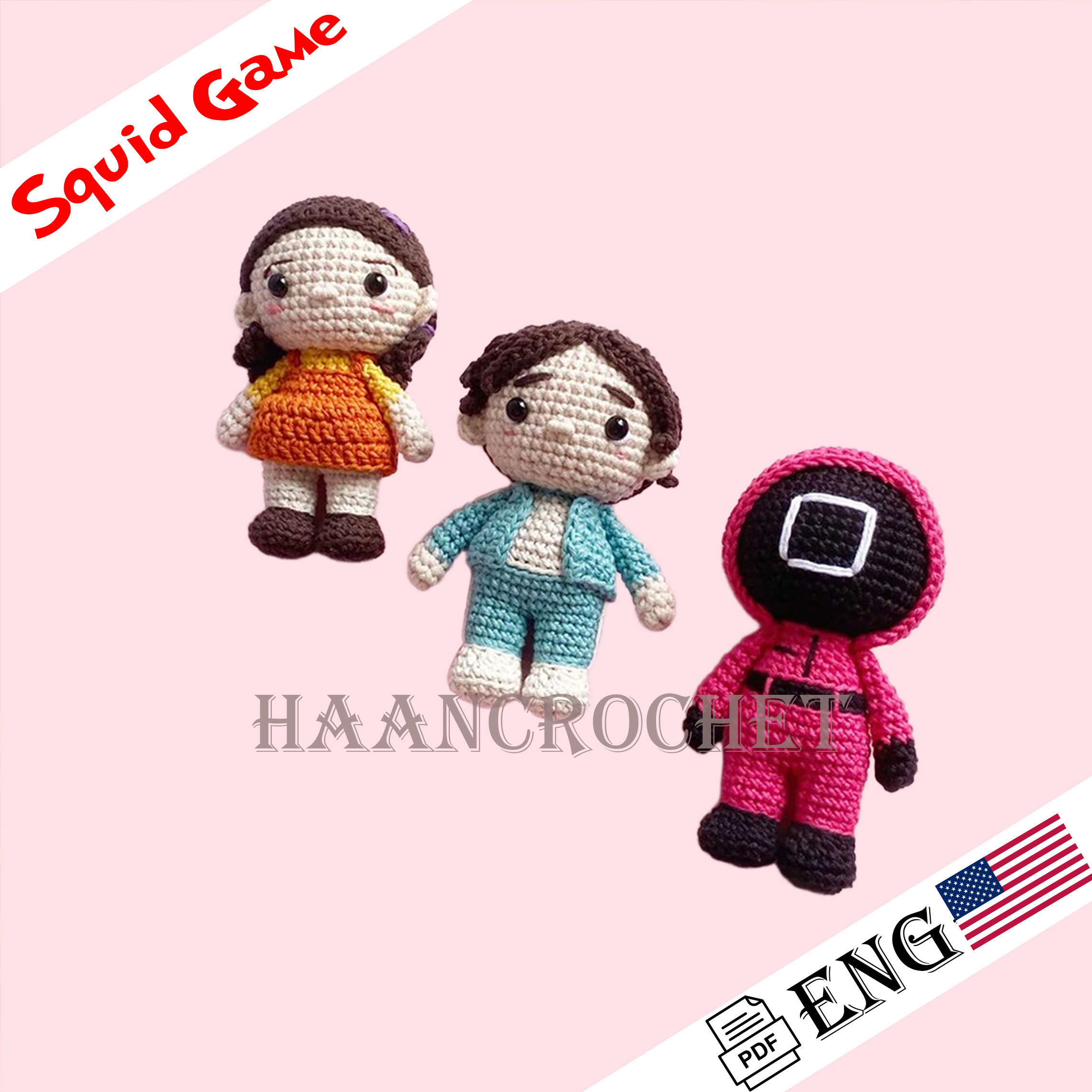 Squid Game Crochet Pattern Bundle