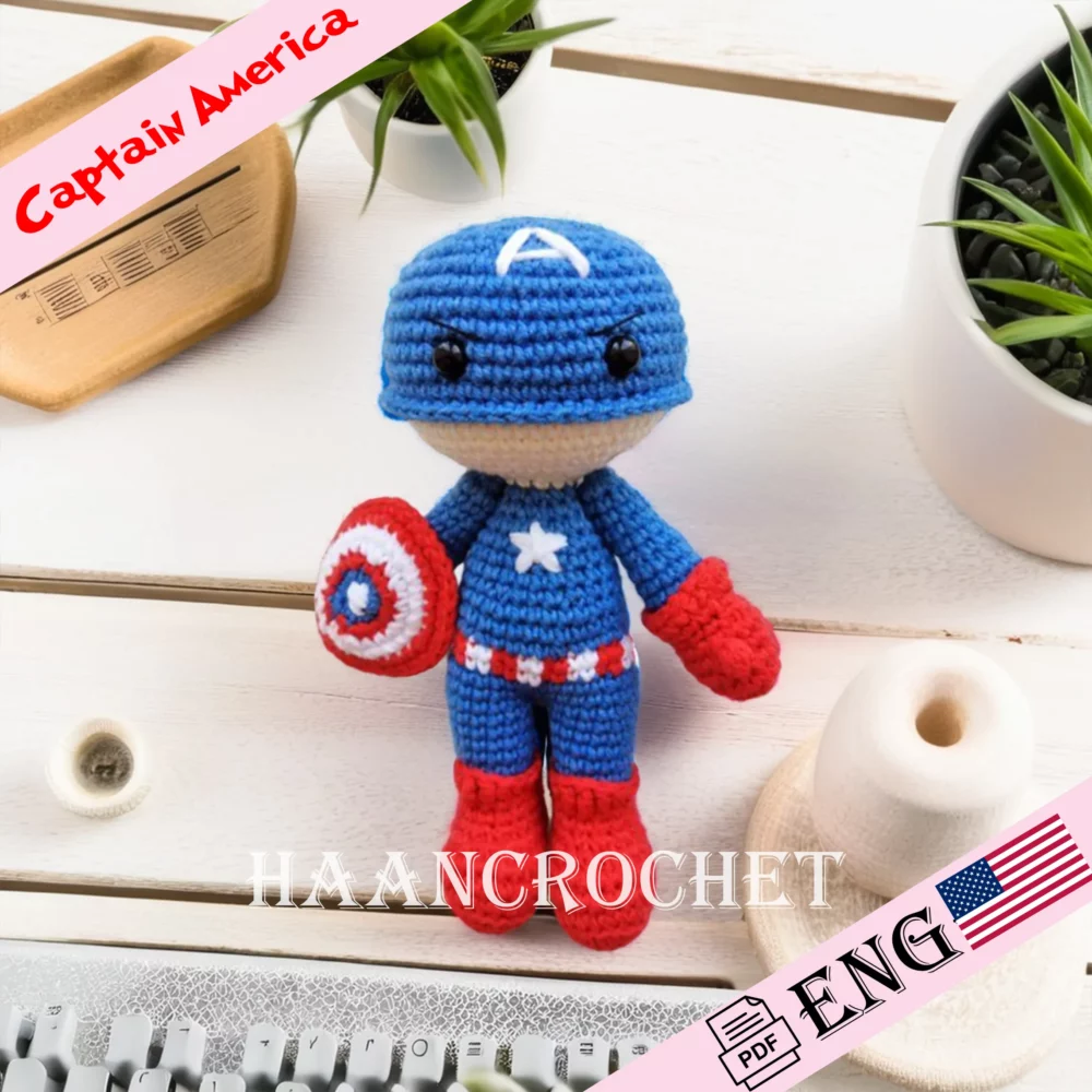 Crochet Captain America Pattern
