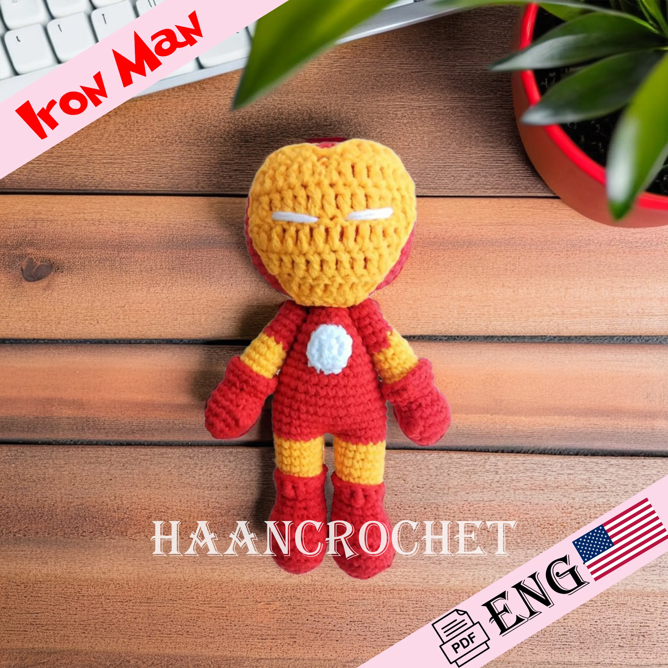 Crochet Iron Man Pattern