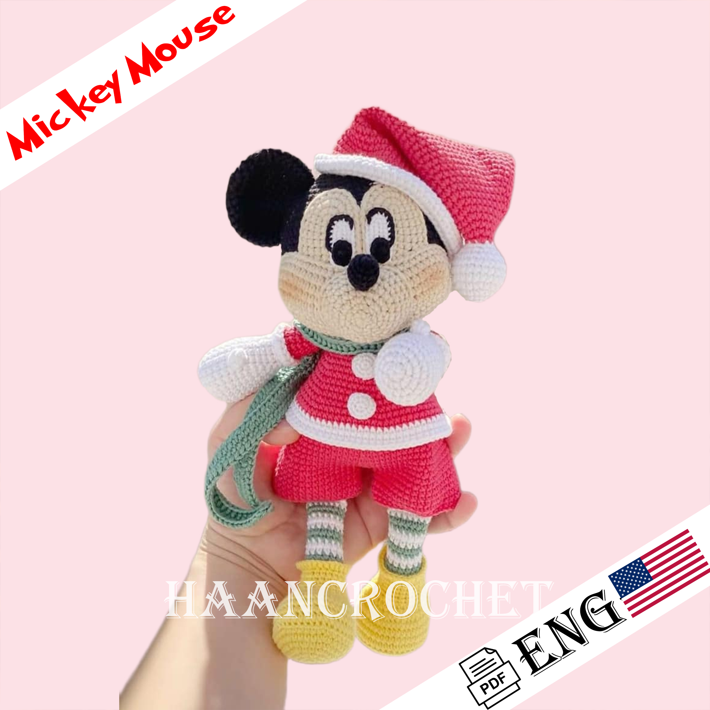 Mickey Mouse Crochet Pattern